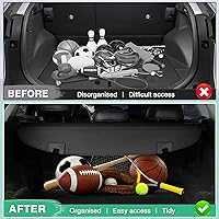 Vista 230 de Powerty Cubierta de Carga para Accesorios Kia Sportage 2023-2025 2026, Textura de Lona Cubierta Retráctil para Maletero Trasero de Carga de Equipaje