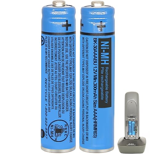 BK-30AAABU NI-MH AAA Rechargeable Battery 1.2V 300mah 2Pack NiMH AAA