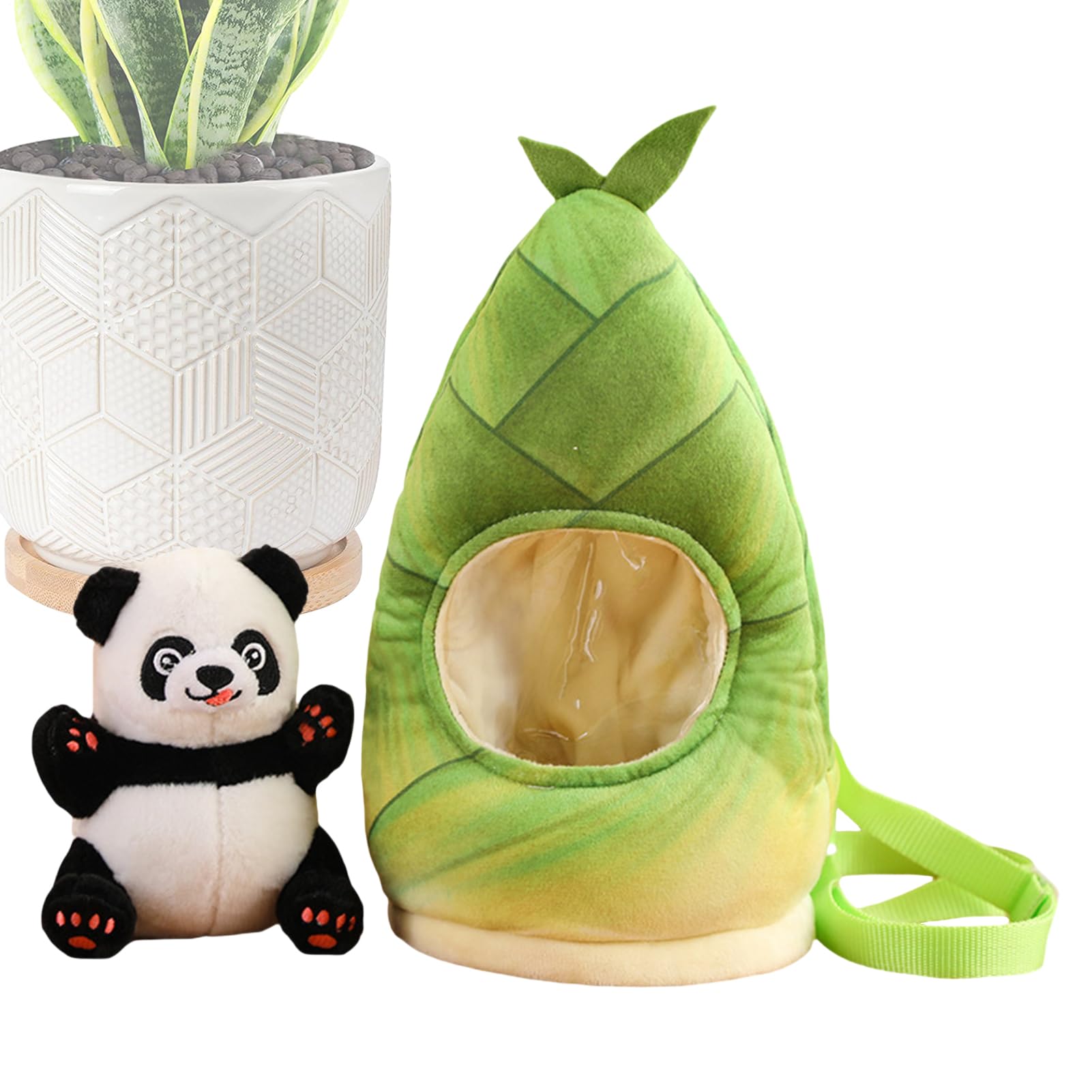 Panda en peluche de salon et chambre : décoration portable de table - 8