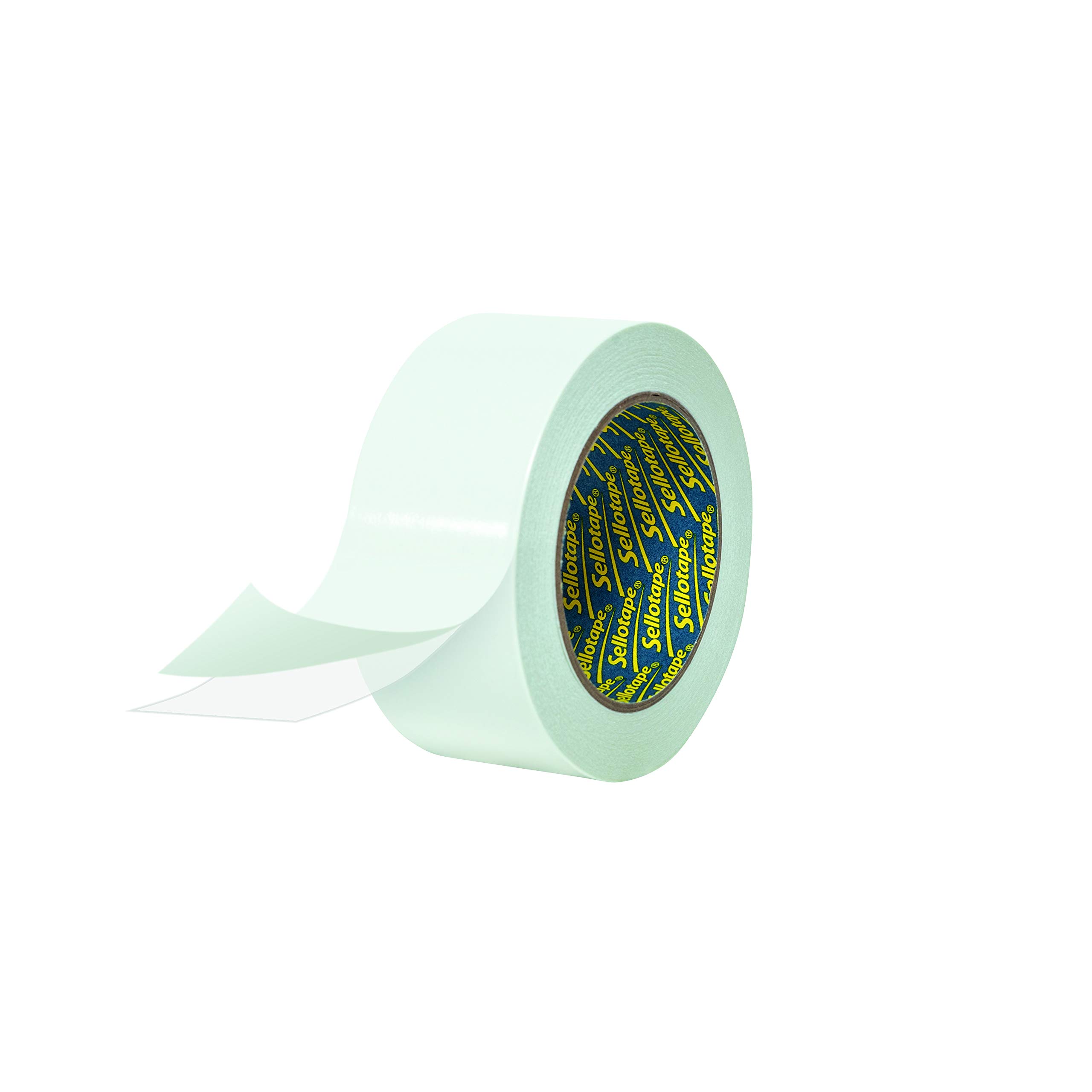 Sellotape 1447054 Tesafilm, Doppelseitig, 50 mm x 33 m, 3 Stück