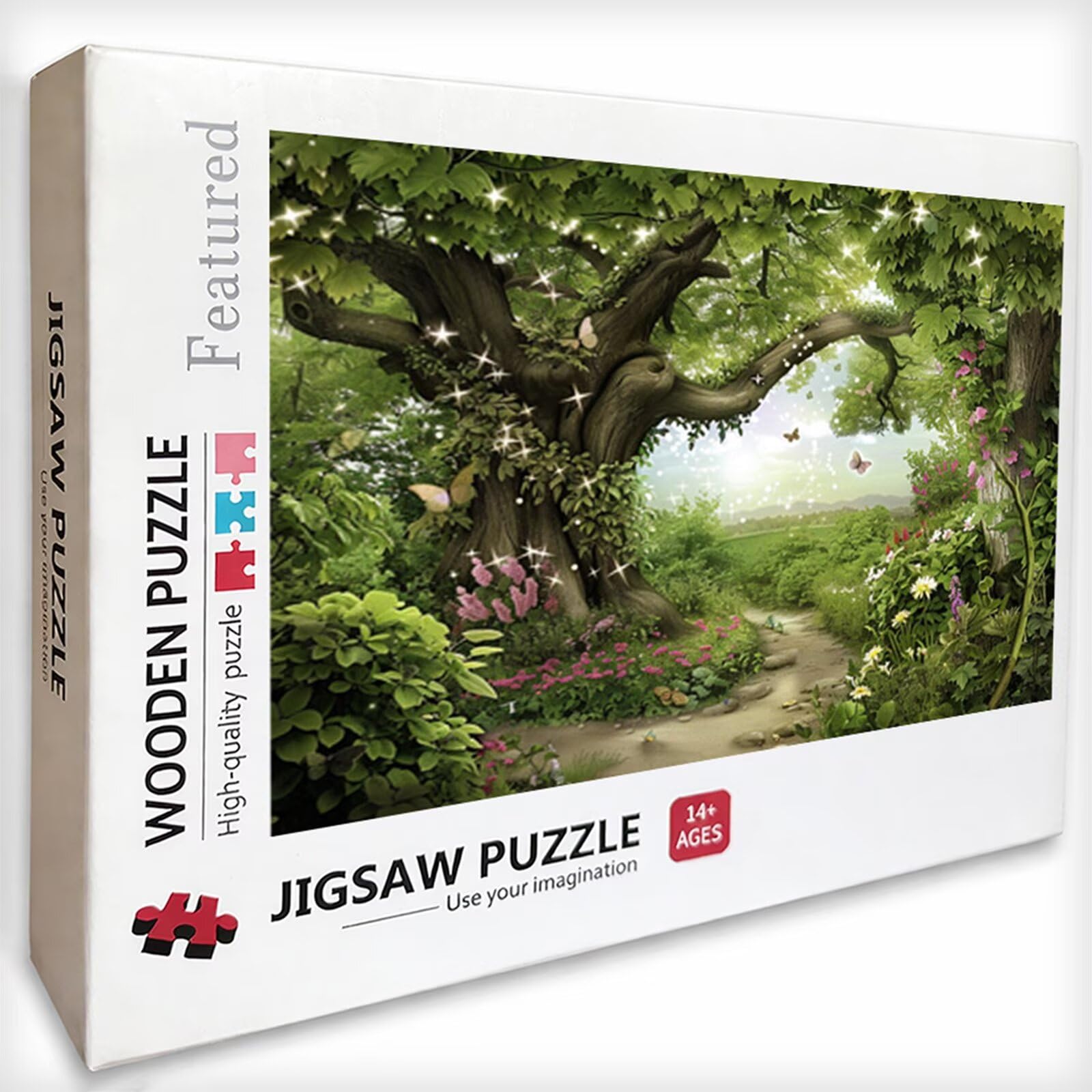 Pianta Puzzle 5000 Pezzi Adulti, Albero Puzzle Legno con Scatola 156x105cm, Idea Regalo Uomo e Donna, Divertimento Per Adulti, per Gioco Familiar, Giochi di Sfida, Squisita confezione Regalo, K-2674