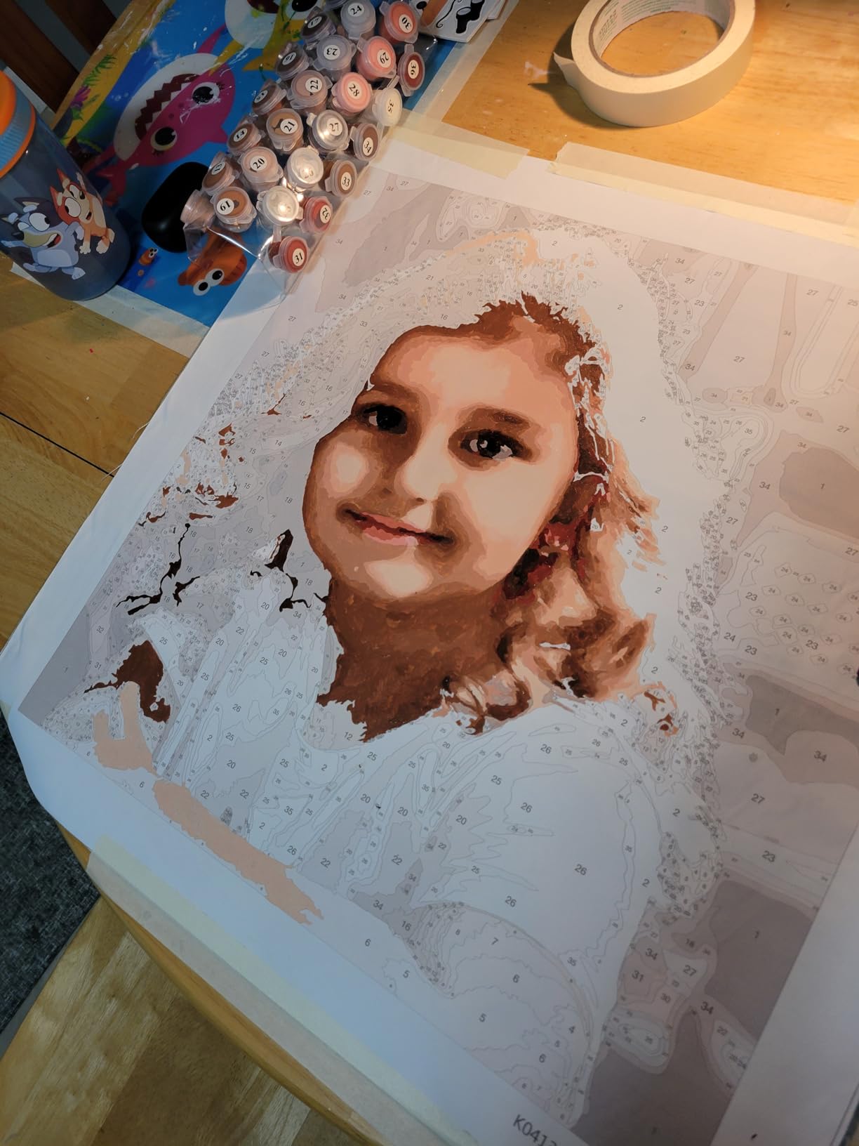 Custom Paint by Numbers Full Kit from Your Photo