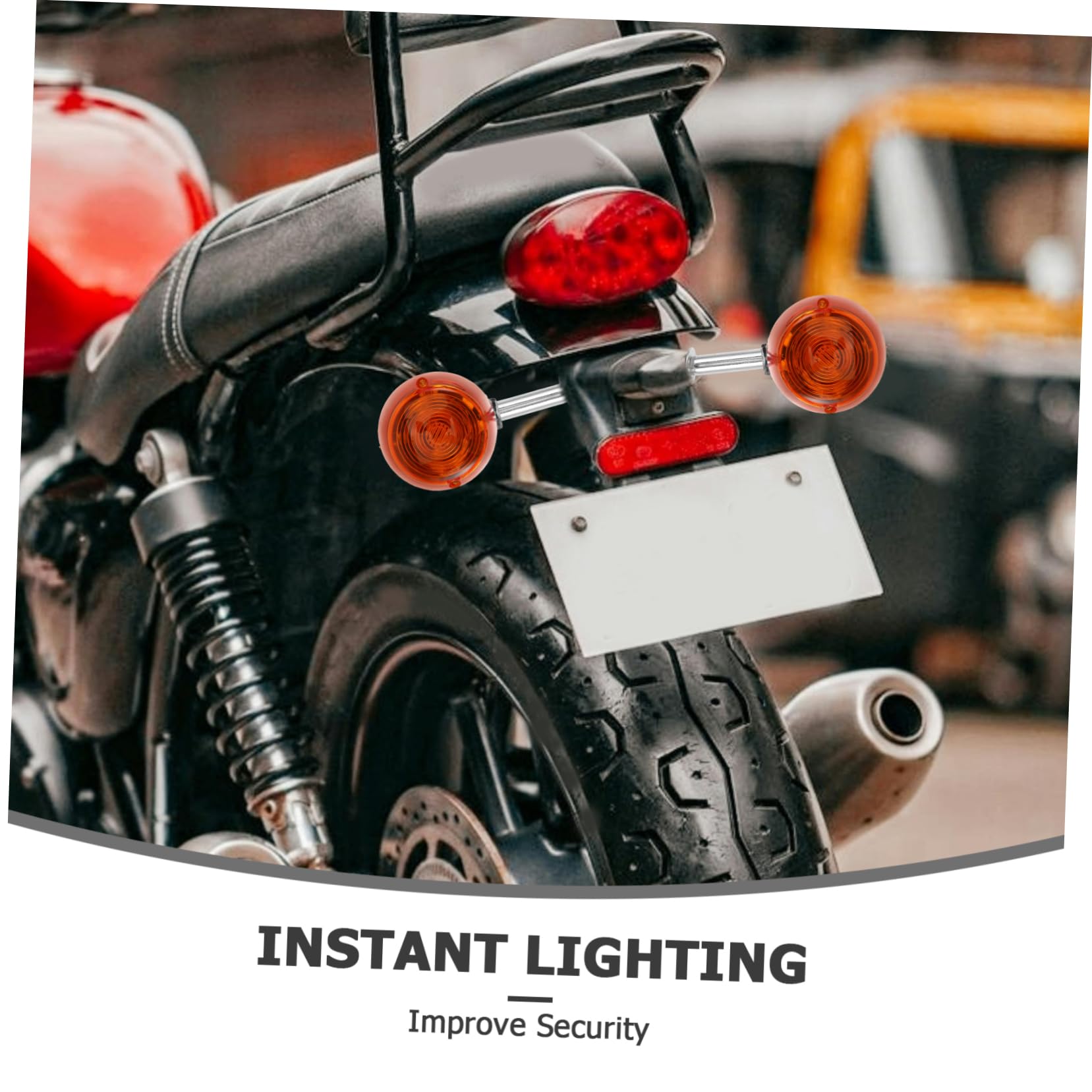 2 kierunkowskazy LED o niskim poborze mocy do motocykli Honda zapewniają szybką reakcję i wysoką odporność na warunki atmosferyczne.