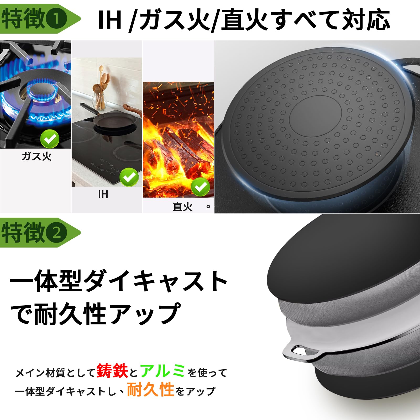 Amazon.co.jp: 【日丸優品】マルチグリドル 鉄板 IH 直火 ガス火 直径