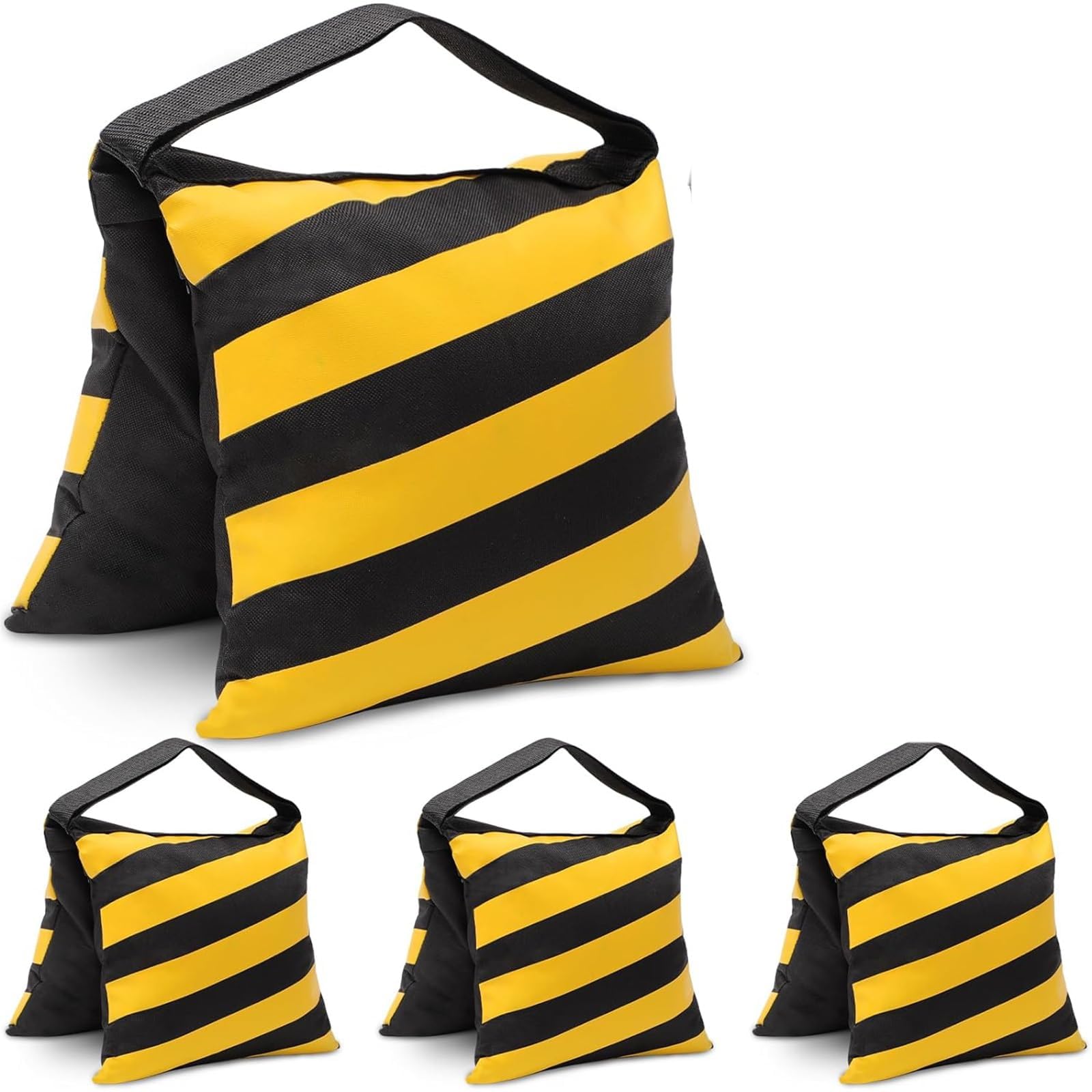 THE WHITE SHOP 4 PCS Sandbag Weight Bags for Light Stand Photography Sandbag Video Equipments Heavy Duty Saddlebags for Backdrop Stand Photo Tripod Pop up Tent Umbrella Base Fishing Chair Picnic