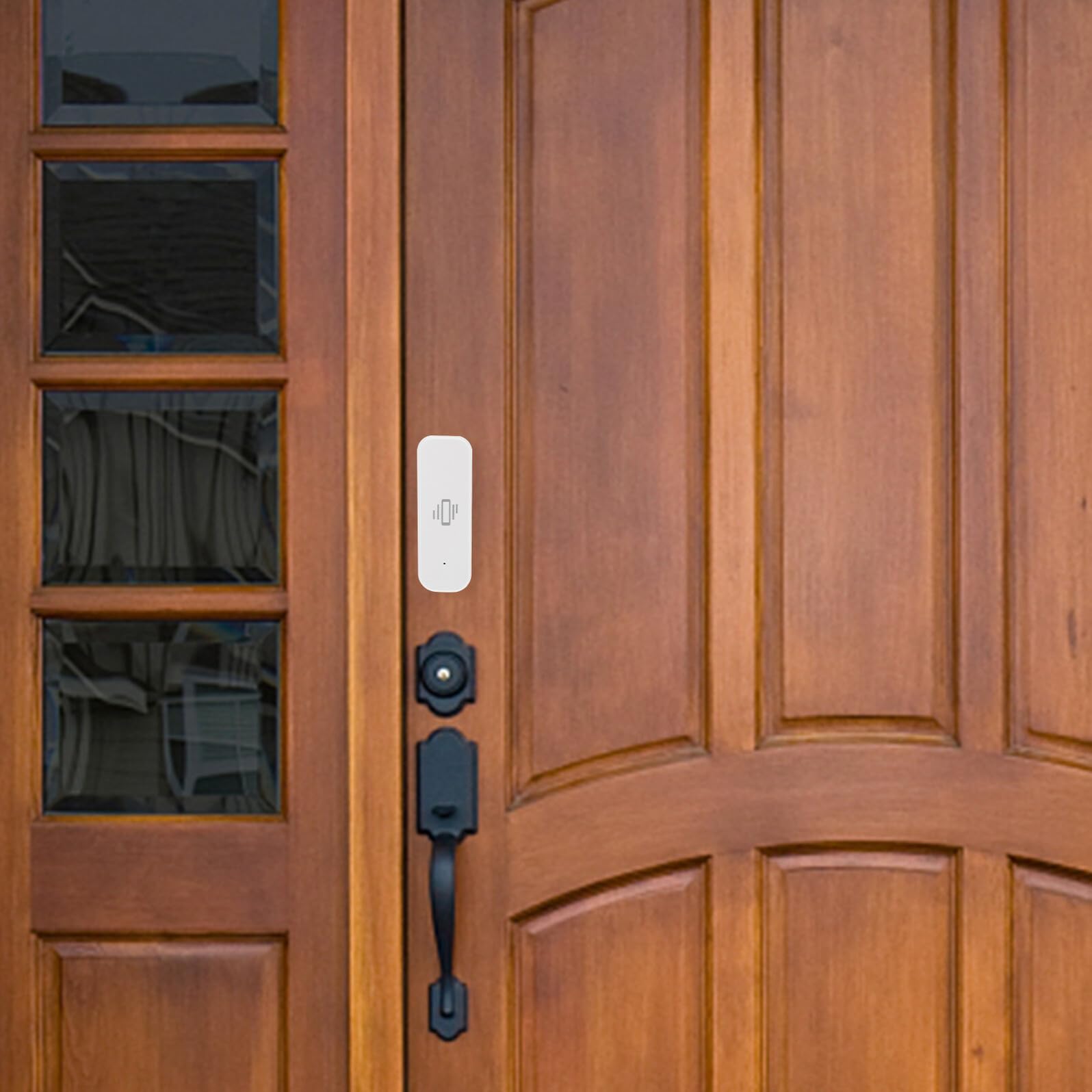 Sensore di Vibrazione Wireless Allarme Porta e Finestra, Sicurezza Intelligente per Casa e Ufficio, Notifiche in Reale, Rilevamento Sensibile per Sistemi di Sorveglianza