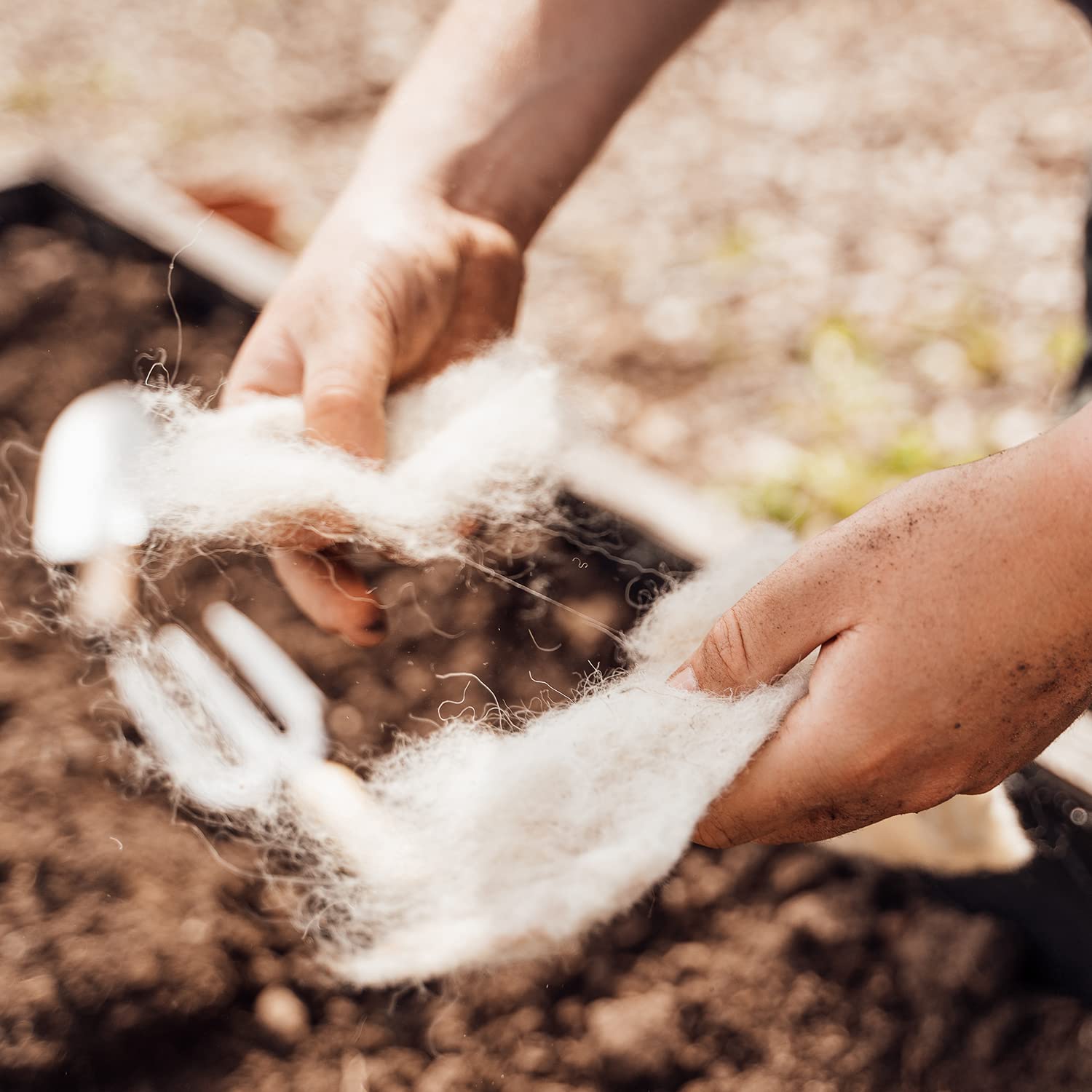 Noor Bandes à Enrouler En Laine De Mouton 20 X 200 Cm - 100% Fibre Naturelle - Blanc Naturel - Épaisseur : 4 Mm