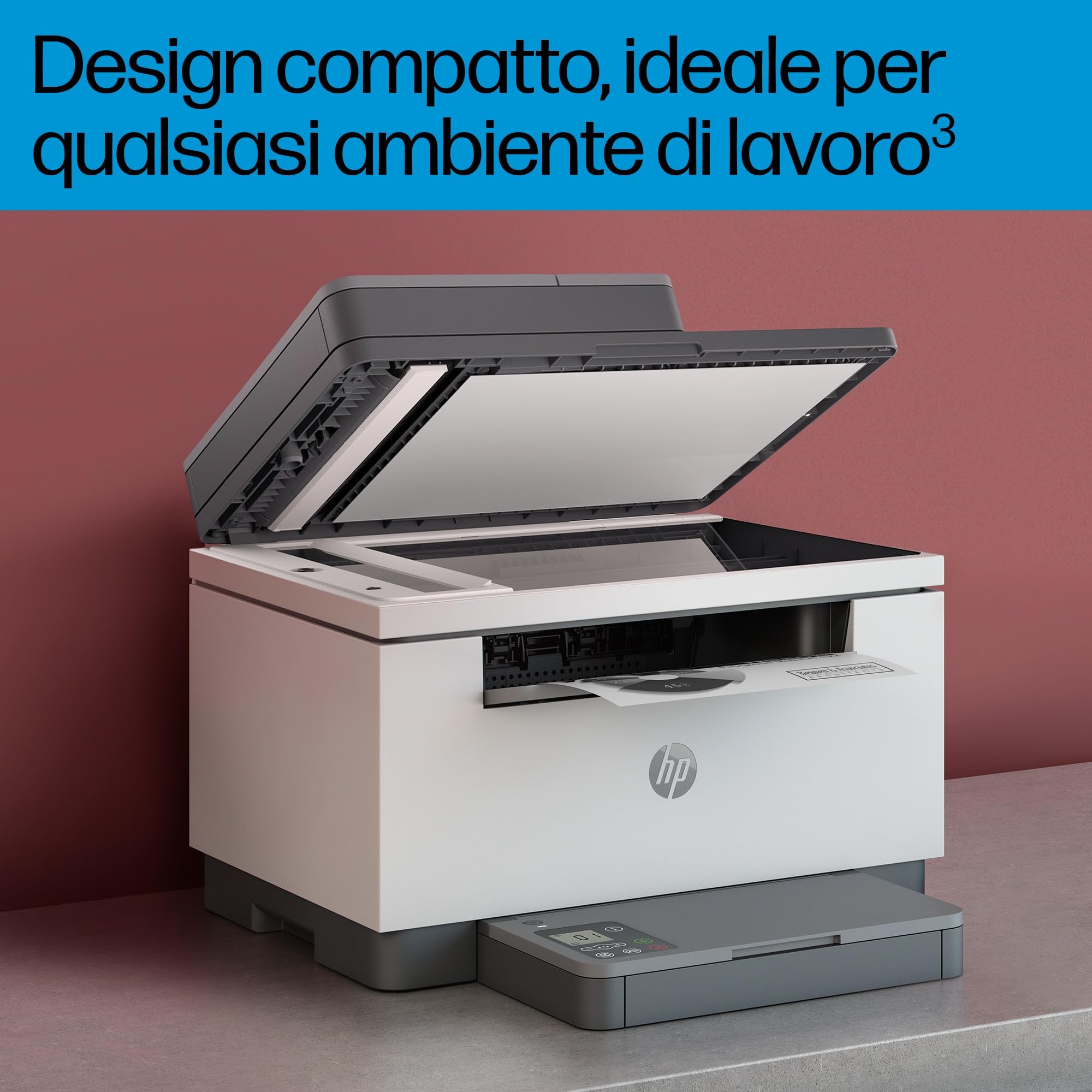 HP LaserJet MFP M234sdn Stampante Multifunzione A4 Stampa Fronte Retro Automatica Bianco e Nero 29 ppm USB Gigabit Ethernet Schermo LCD Grigia