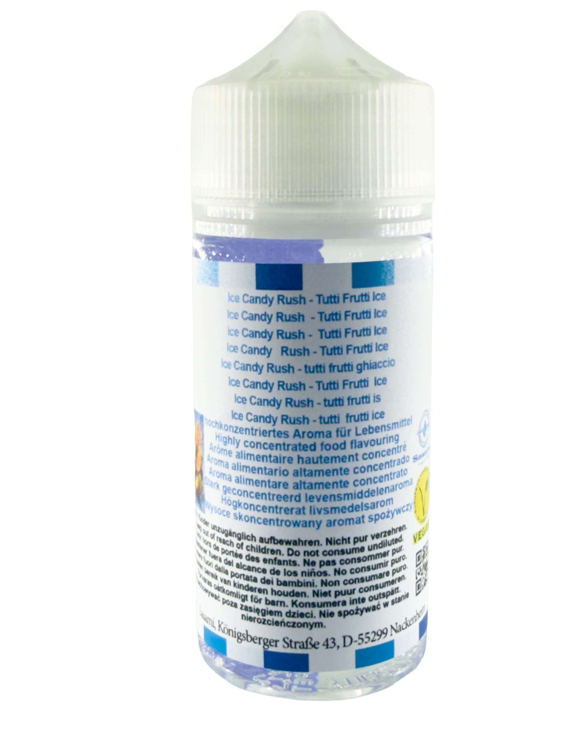 Ice Candy Rush - Tutti Frutti Ice aroma concentrado - Vegano - Sasami - 100ml