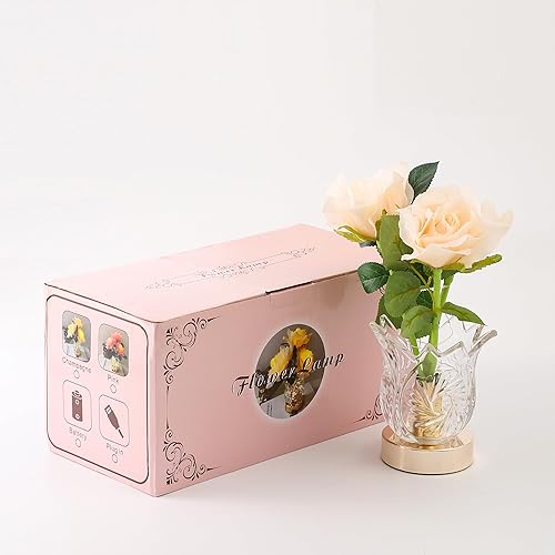 Miniatura 7 de WSYEAR Lámpara de mesa personalizada, regalos para mamá, esposa, hija, escritorio de madera de tela para dormitorio, sala de estar, oficina,