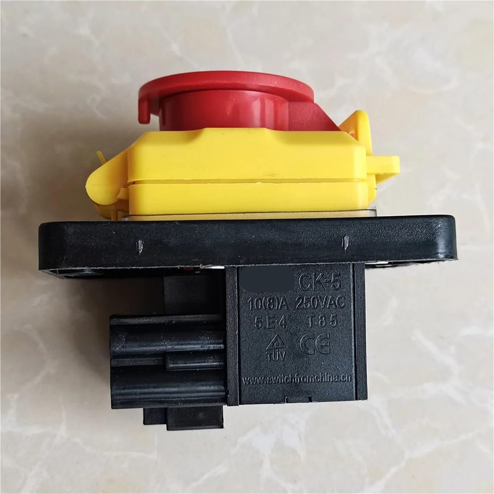 Interruttore a pulsante di arresto di emergenza impermeabile CK-5 utilizzato for varie apparecchiature industriali On-Off 10(8) A 250VAC 5E4 CK5