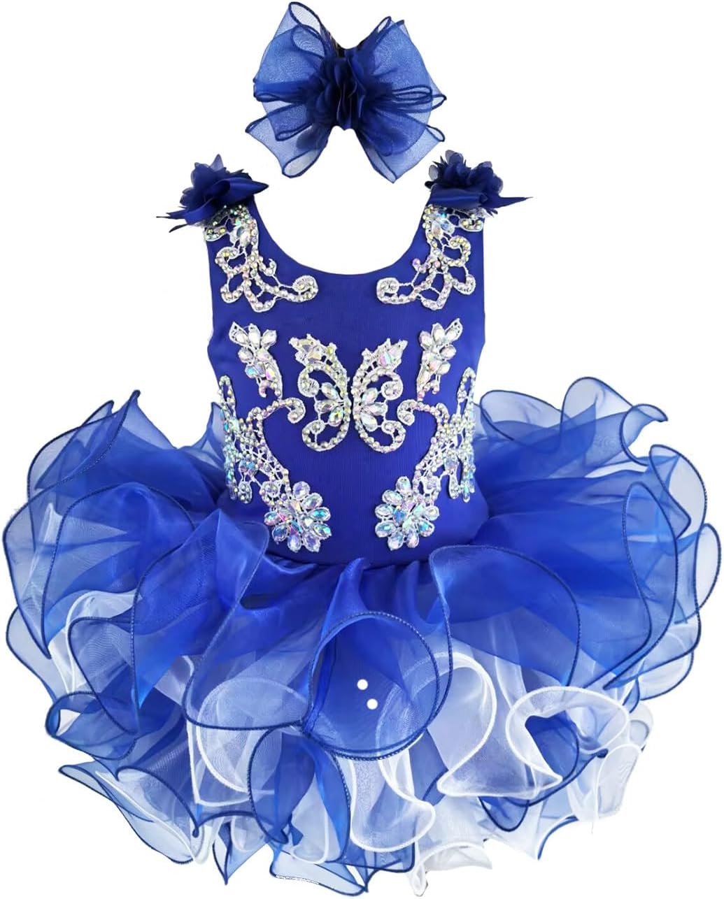 Jenniferwu G070A Infant Toddler Baby Newborn Little Girl's Pageant Party Birthday Dress