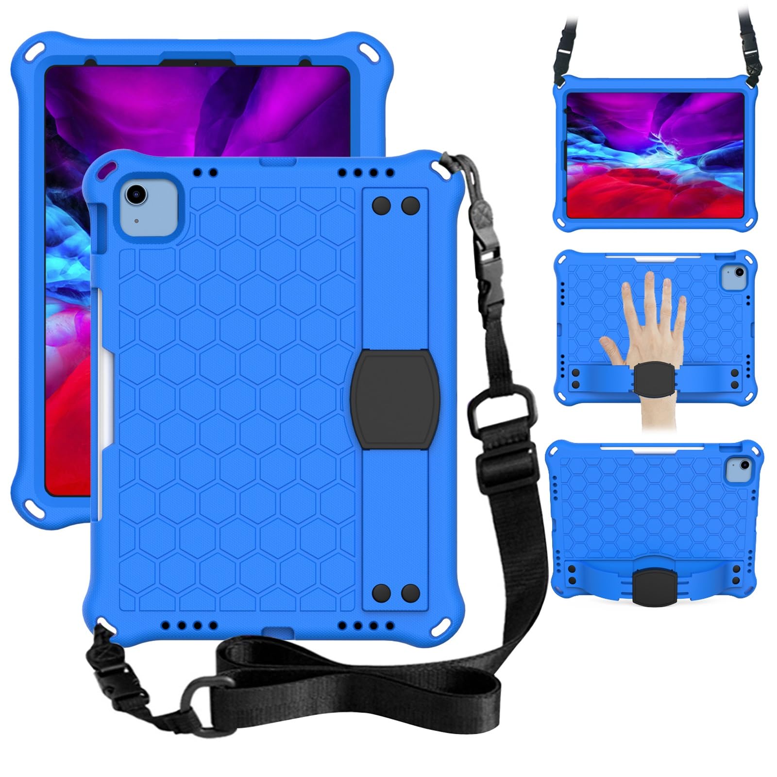 Funda para iPad de 11ª generación 2025 resistente a golpes y ligera con panel de abeja 7