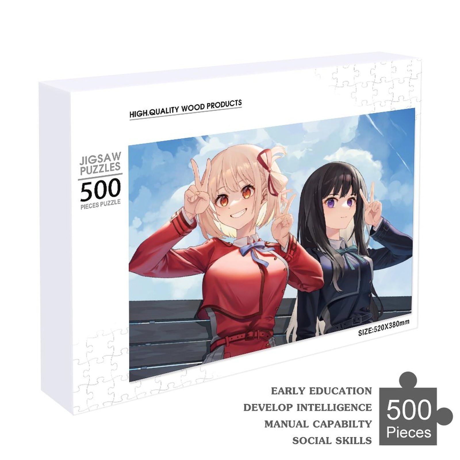 Amazon.co.jp: リコリス・リコイル ジグソーパズル 500/1000ピース