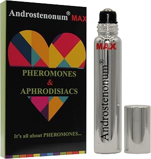 ANDROSTENONUM MAX 100% Pheromone for men 0.27 Fl. Oz roll-on Human Pheromones Gift For Him Attract Women Aphrodisiacs Molecules Extra Strong