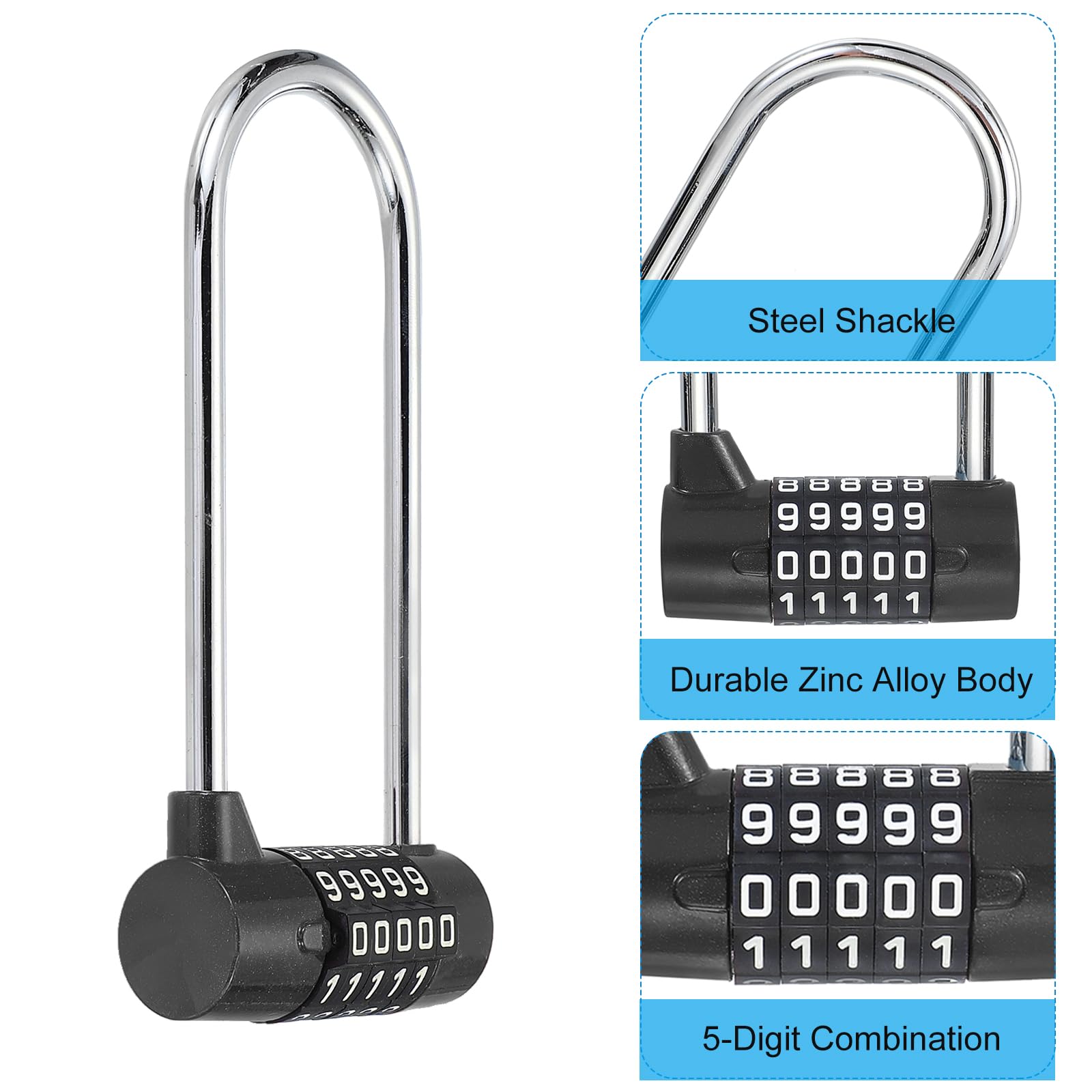 PATIKIL Combination Padlock - Image 3