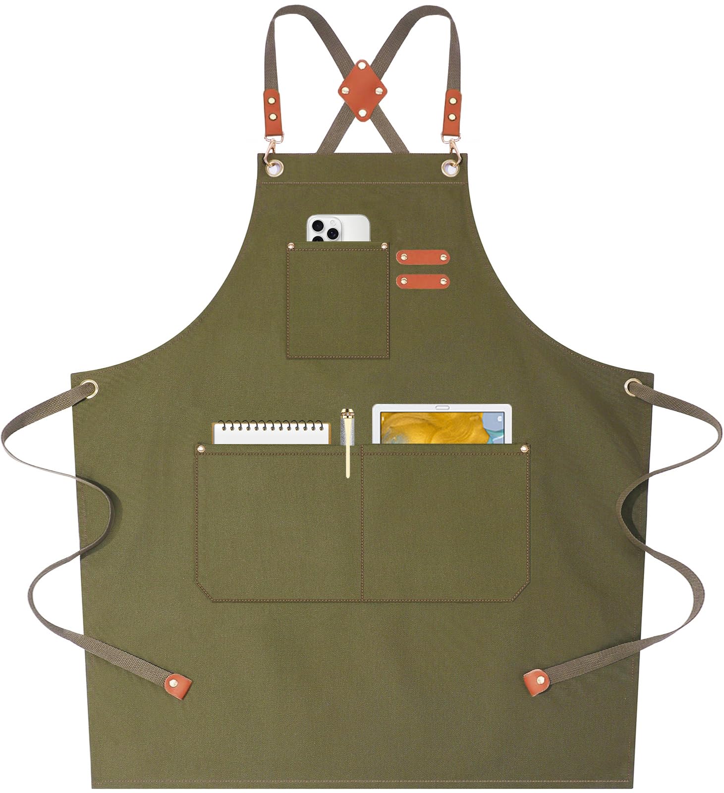 AFUN 12oz Cross Back Apron
