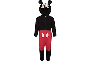 Mickey Mouse Goofy Pluto Zip Up Coverall Toddler Boy Disney Costume