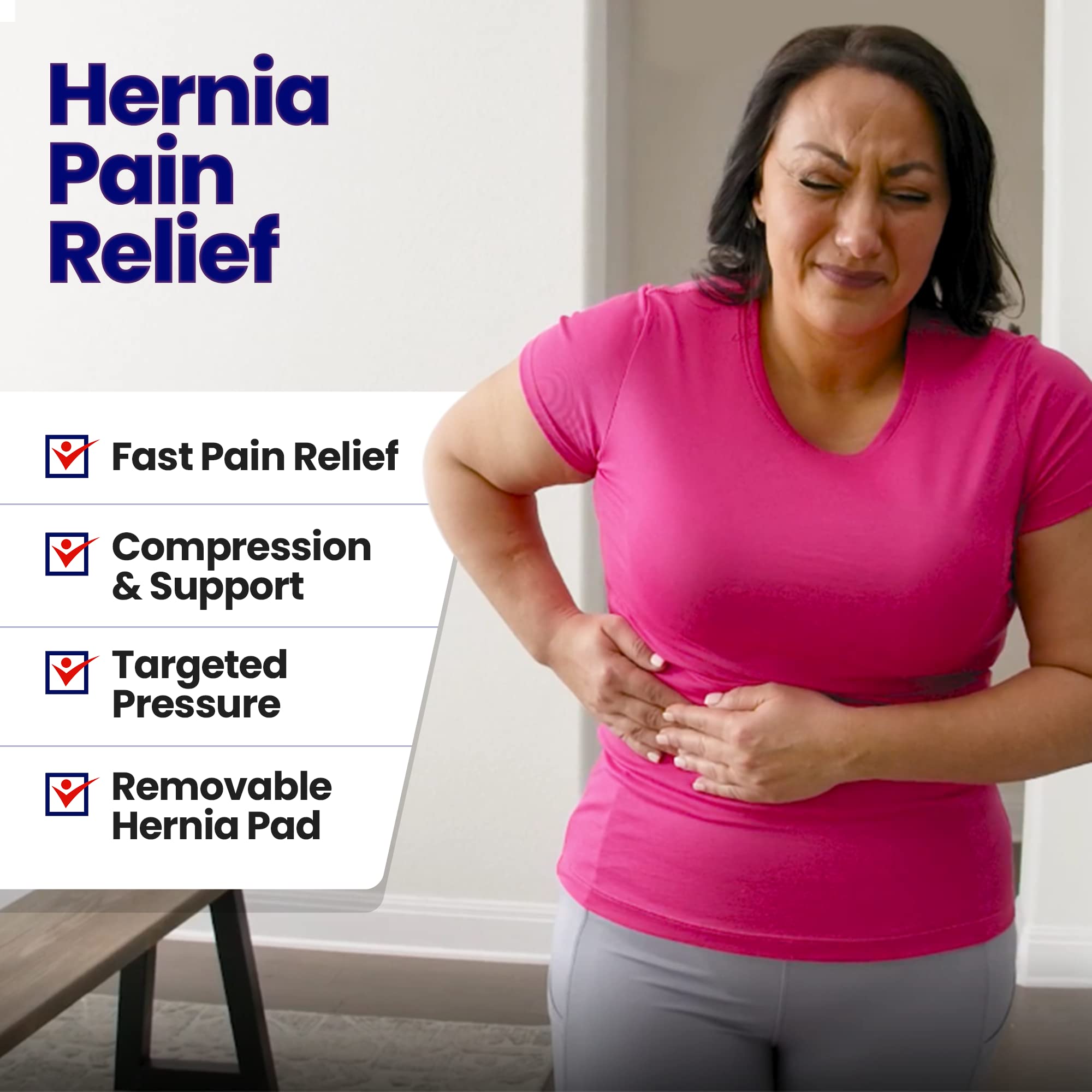 Buy Hernia Belt for Men or Women Abdominal Binder Lower Waist Support