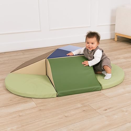 Miniatura 3 de Factory Direct Partners 13800-AS SoftScape Toddler Playtime Junction 360 Climber Plus Almohadillas laterales, estructura de juego activo interior