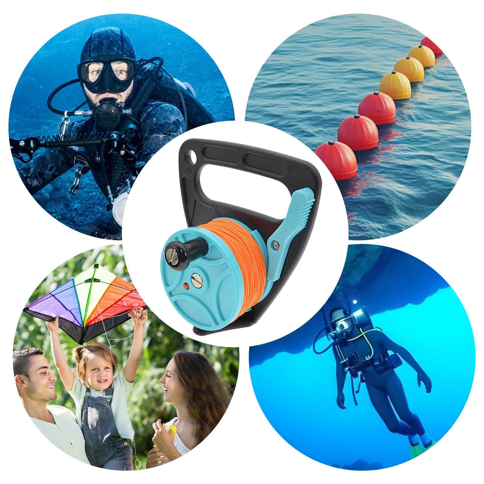 Mulinello da immersione - Mulinello da immersione a cricchetto per immersioni, Mulinelli da immersione a cricchetto | Pesca subacquea, Mulinelli guida subacquei, Cima di navigazione de