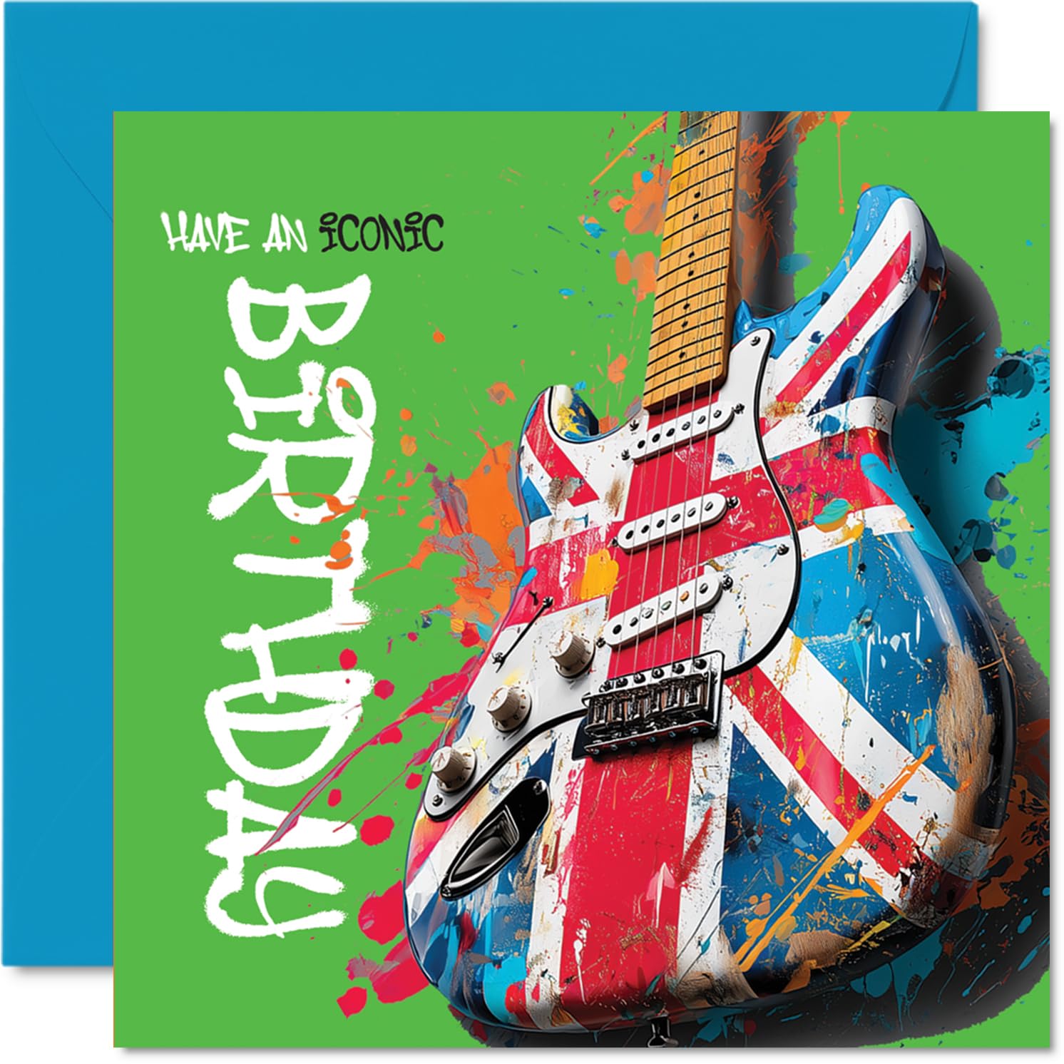Playful Birthday Card, Rock Out on Your Big Day