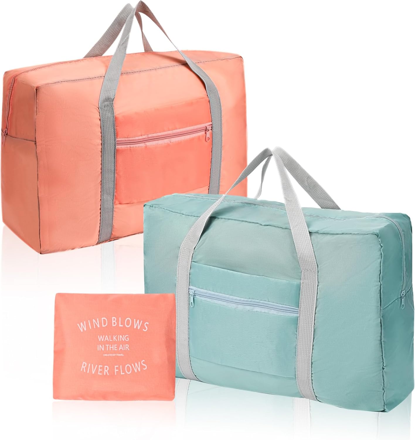 KALIONE 2 Packs Travel Duffle Bag, Foldable Travel Bag