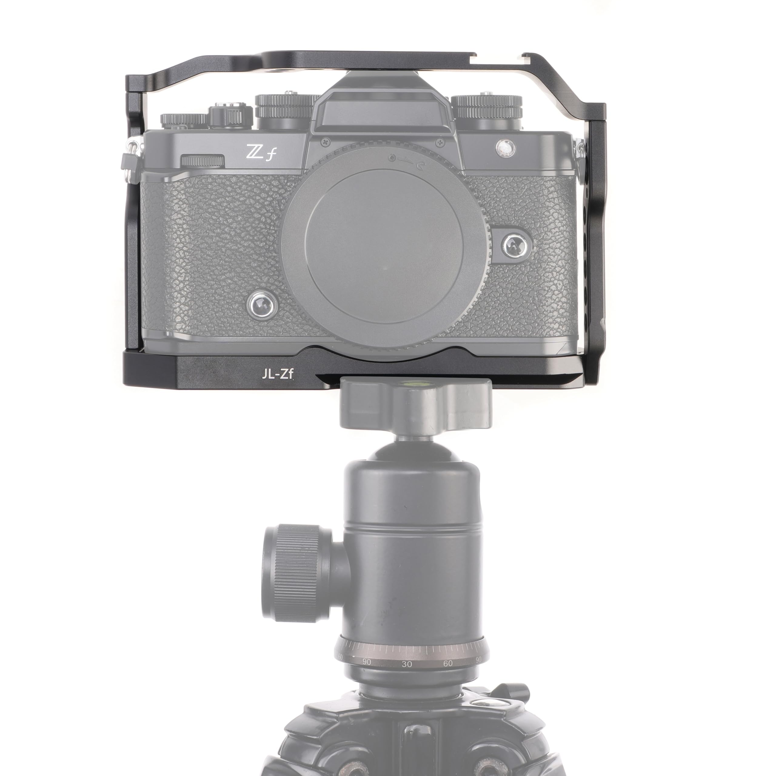 Fotga Zf - Gabbia per fotocamera + maniglia superiore per Nikon Zf Mirrorless Camera Vlog Video Shooting Film Making con 1/4"-20 3/8"-16 fori Cold Shoe Mount, maniglia Arri Locating Hole,Camera