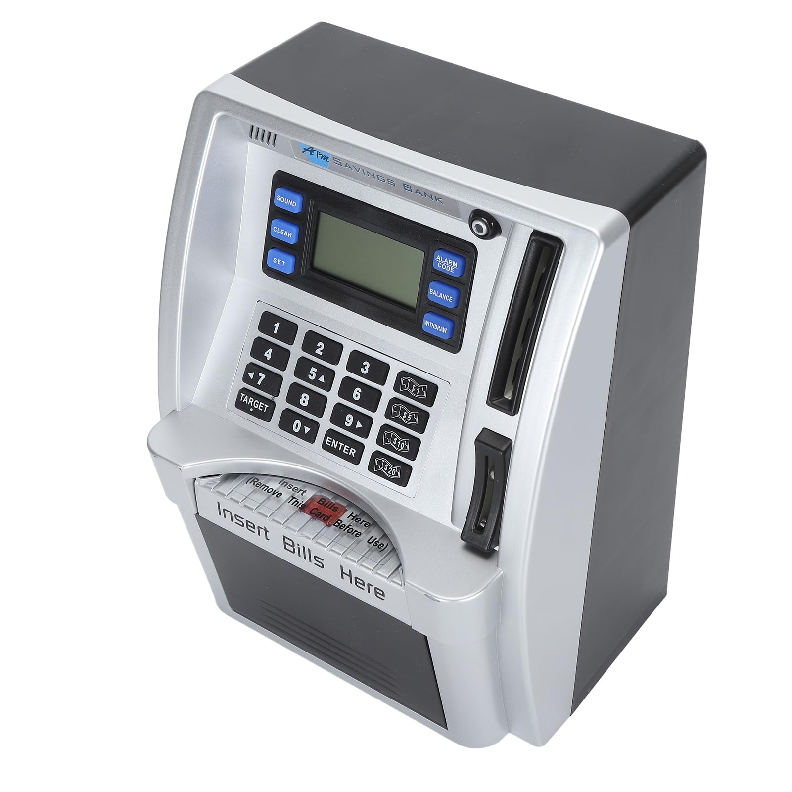 Jeffergarden Elektronisches Geldautomaten-Sparschwein für, Spardose mit LCD-Bildschirm, Sicherheits-PIN und Automatischer Zählung Zum Erlernen des Sparens