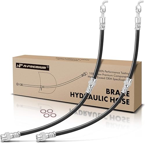 Miniatura 8 de A-Premium Manguera hidráulica de freno delantero compatible con Mazda 323 90-95, 626 93-02, MX-3 92-96, MX-6 93-97, Protege 90-98 juego de 2 piezas