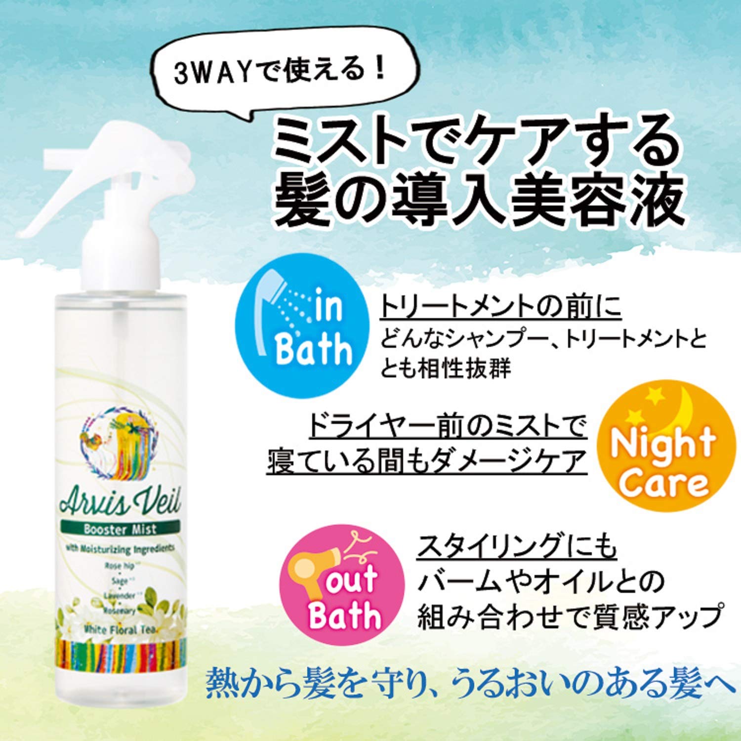 Amazon | アルビスヴェール ブースターミスト 200ML | Arvis Veil