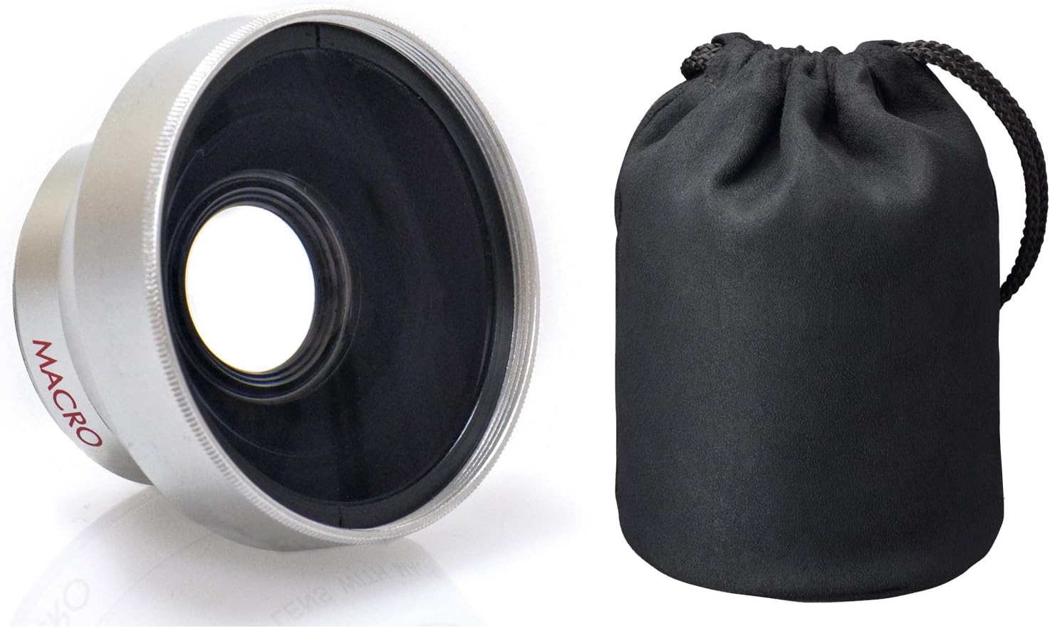 Compatible with Canon High Definition 0.45x Wide Angle Lens w/Macro 37mm, (Wider Alternative to WD-H34 II) + Stepping Ring 34-37mm