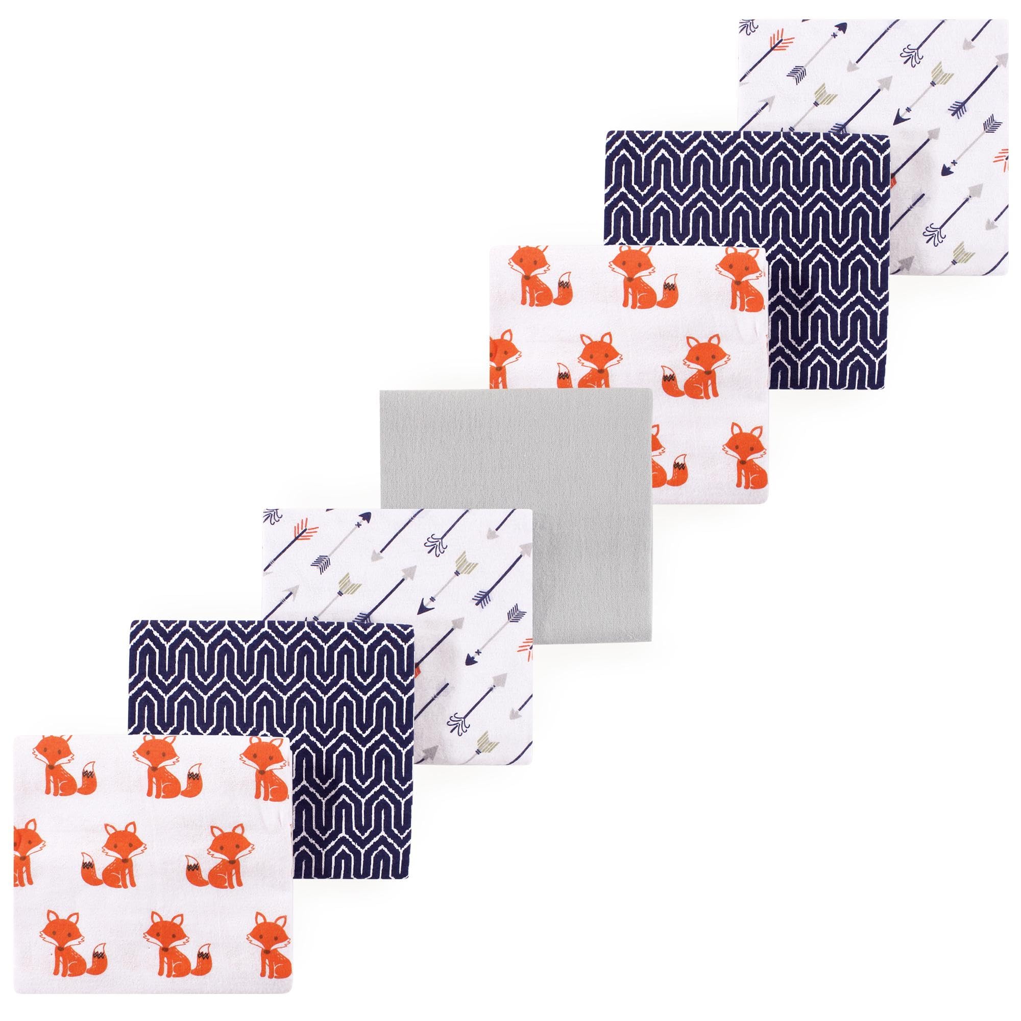 Luvable Friends Little Treasure Flannel Receiving Blankets 7pk