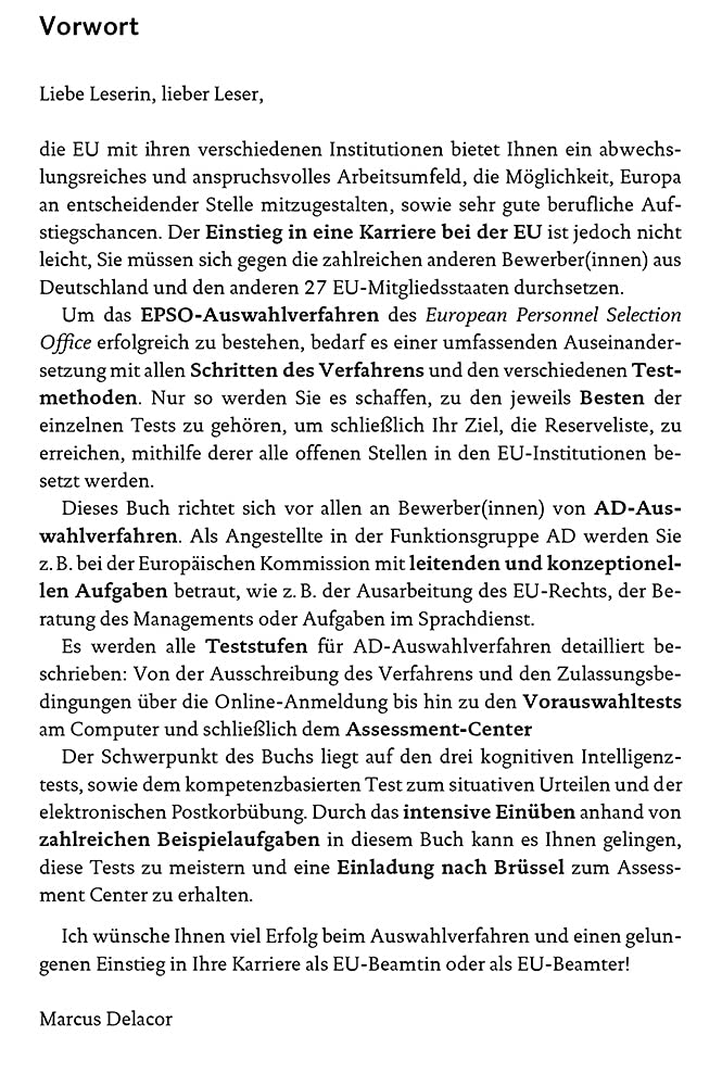 STARK EPSO-Test EU-Auswahlverfahren - Auf dem Weg zur EU-Beamtin/zum EU-Beamten (Einstellungs- und Einstiegstests)