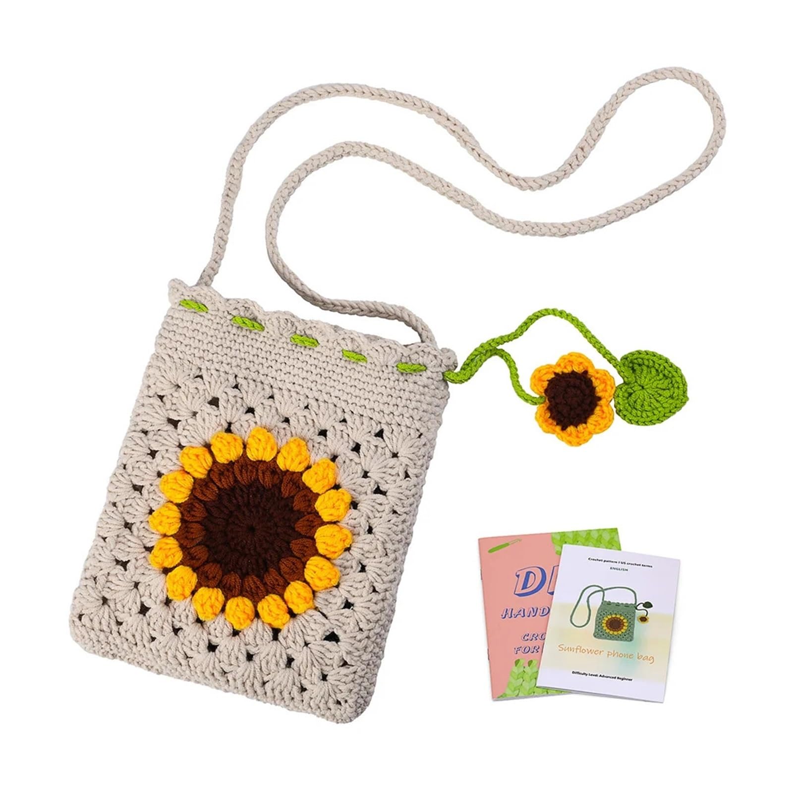 LCKKJHG HäKelset Unfertiges Häkelnadel-Materialpaket-Kit Tutorials Häkel-Starter-Set for DIY-Anfänger(Type 6)