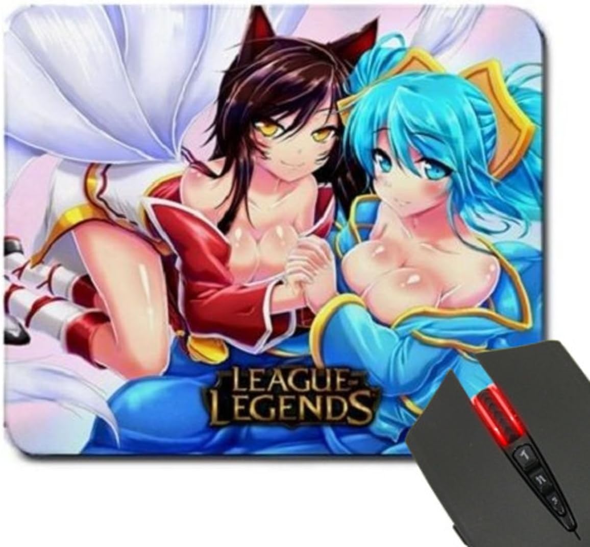 Sexy Ahri Sona Customized Print Rectangle Diy Mouse Mat Pad Mousepad