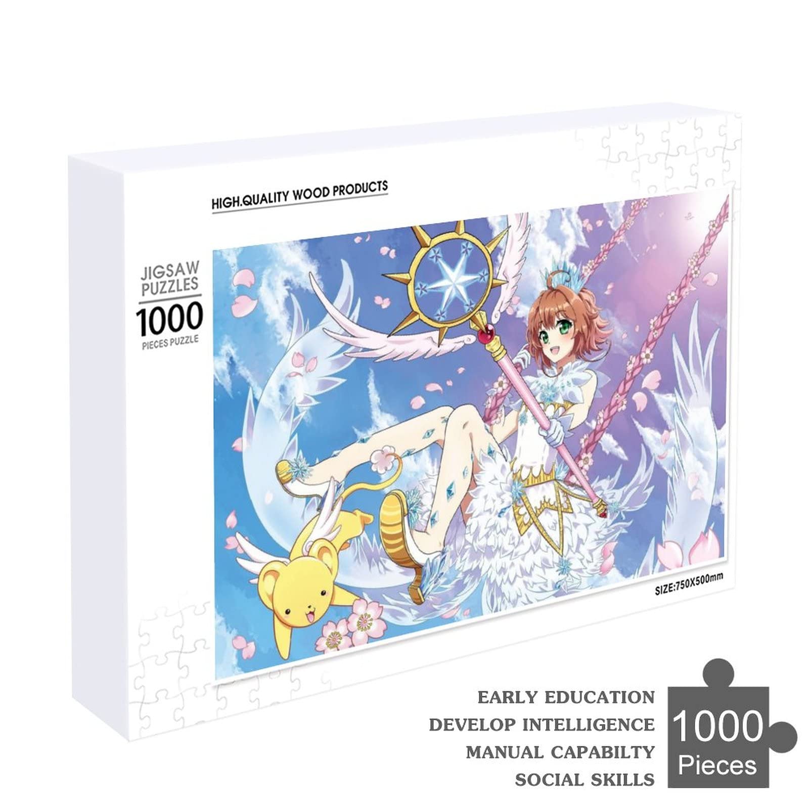 Amazon | カードキャプターさくら 1000ピース 益智減圧玩具 木製パズル