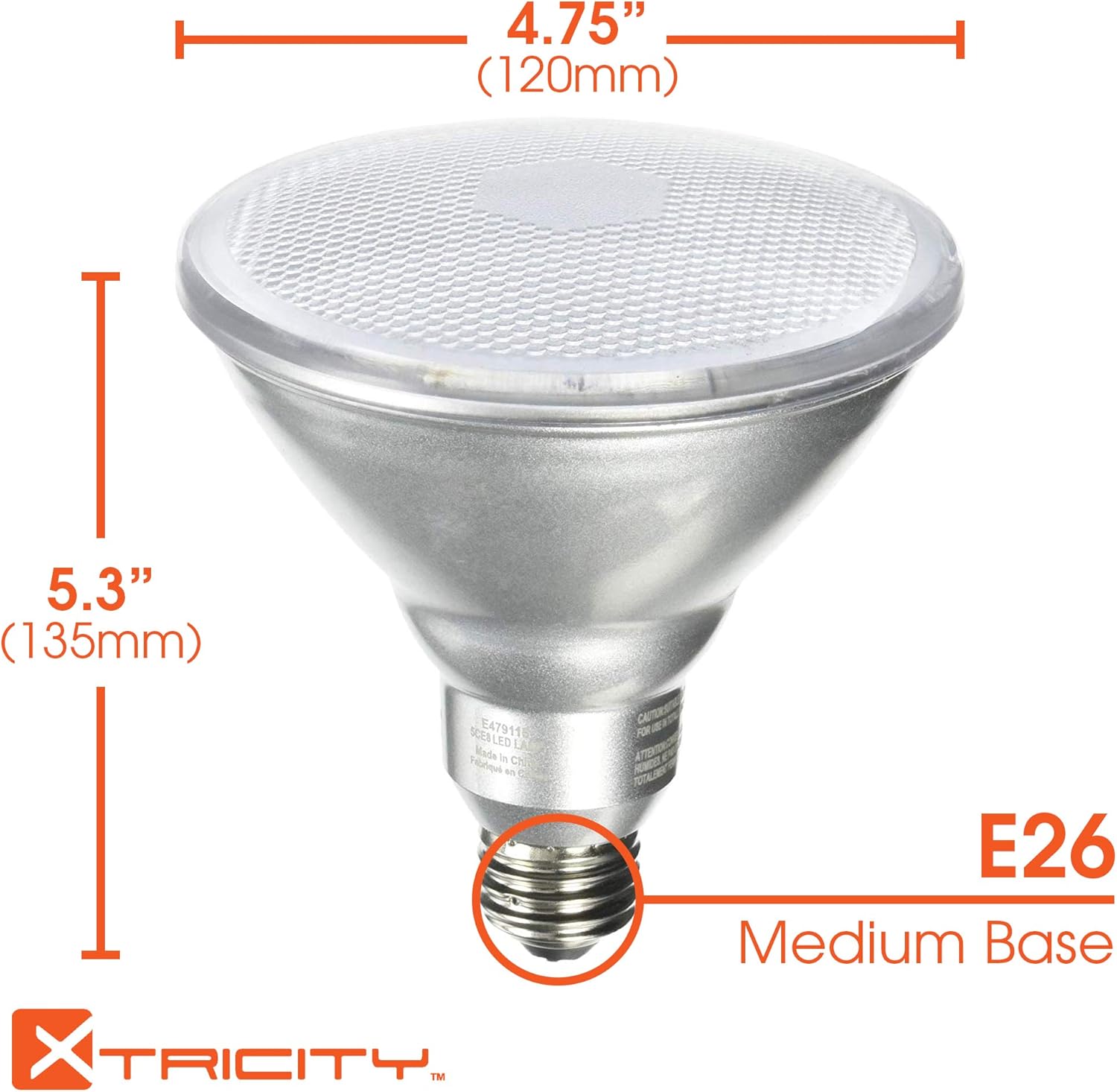 Black Friday - 50% OFF LED PAR38 Dimmable Flood Light Bulb, 18.5W (100W Equivalent), Waterproof, 1400 Lumens, 5000k Day Light, 120V, Indoor/Outdoor, Energy Star Certified, UL Listed (6 Pack) Best Cyber Deals 🔥 LED PAR38 Dimmable Flood Light Bulb, 18.5W (100W Equivalent), Waterproof, 1400 Lumens, 5000k Day Light, 120V, Indoor/Outdoor, Energy Star Certified, UL Listed (6 Pack)