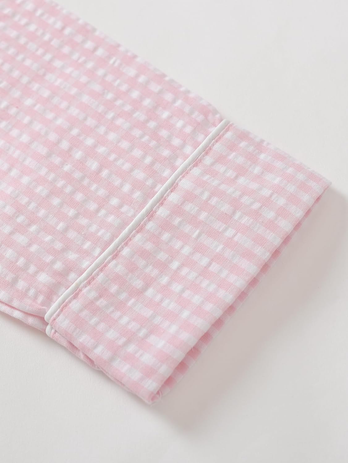 Latuza Women's Seersucker Robe Cotton Bathrobe with Pockets - Image 7