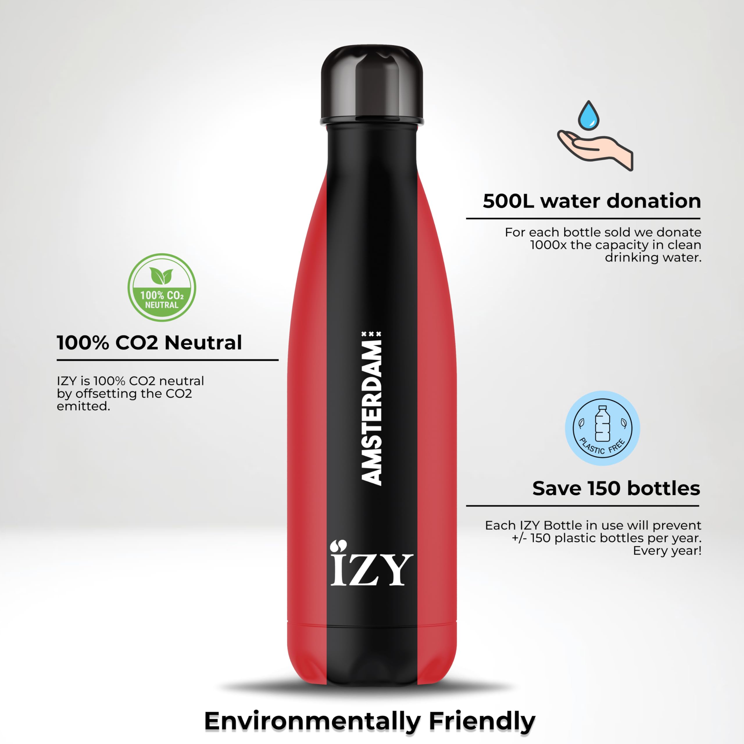 Izy X Pip Studio Gourde Isotherme 500Ml Bouteille D'Eau Thermos À