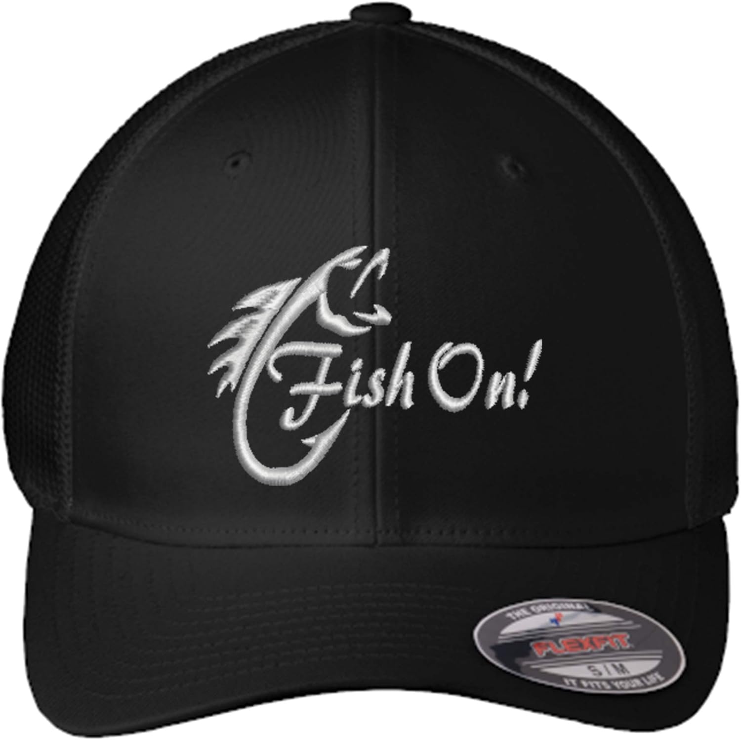Fish On Hat | Custom Hat | Fishing | Fishing Fitted Cap | Gift for Fishers