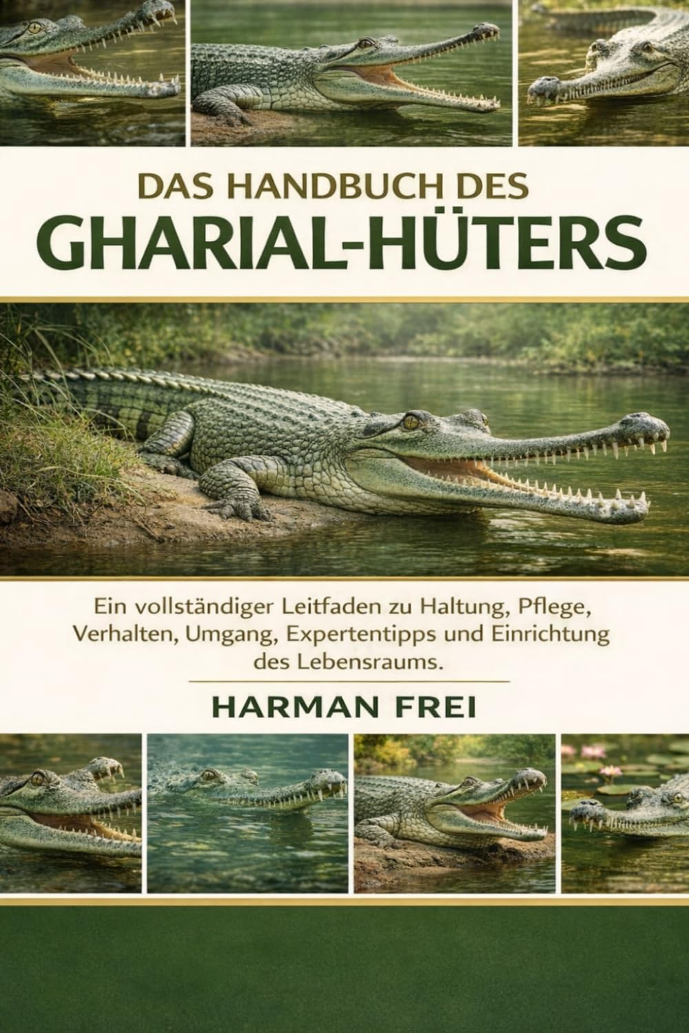 DAS HANDBUCH DES GHARIAL-HÜTERS: Ein vollständiger Leitfaden zu Haltung, Pflege, Verhalten, Umgang, Expertentipps und Einrichtung des Lebensraums.