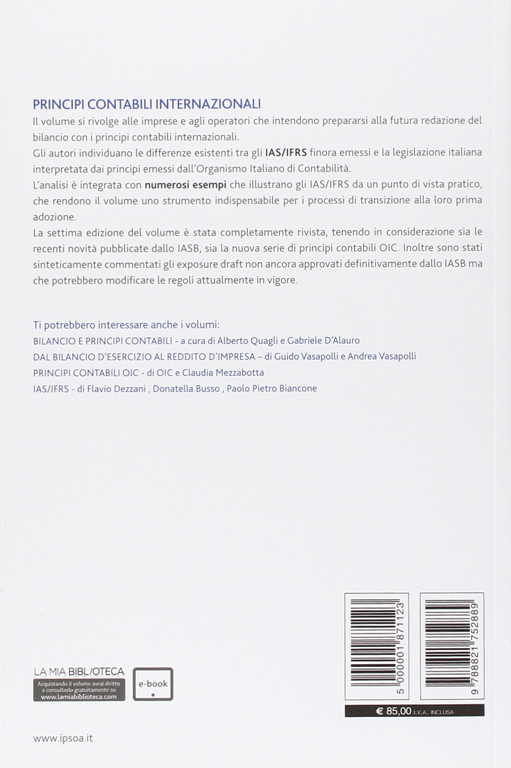 Principi Contabili Internazionali # Vii Ed