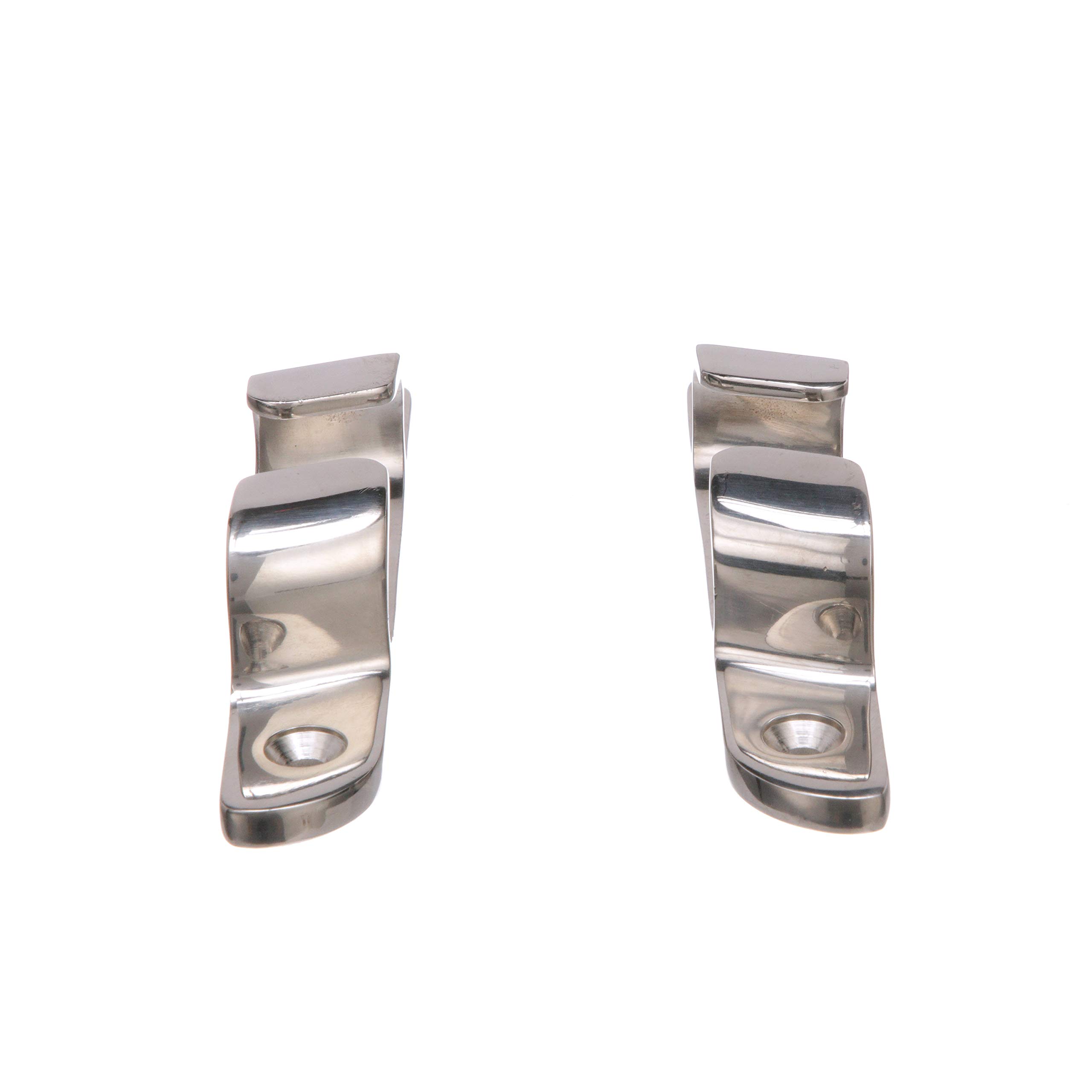 SEACHOICE316 Stainless Steel Bow Chocks, 4-3/4 in. Long, Accepts Up to 5/8 in. Line, Pack of 2