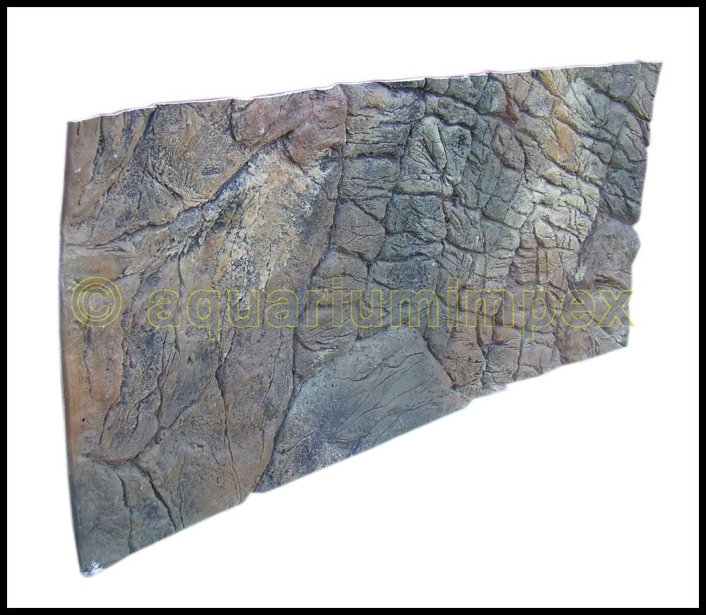 Aquarium 3 D Rückwand Thin Felsen 80x40 tief 2cm 80 40