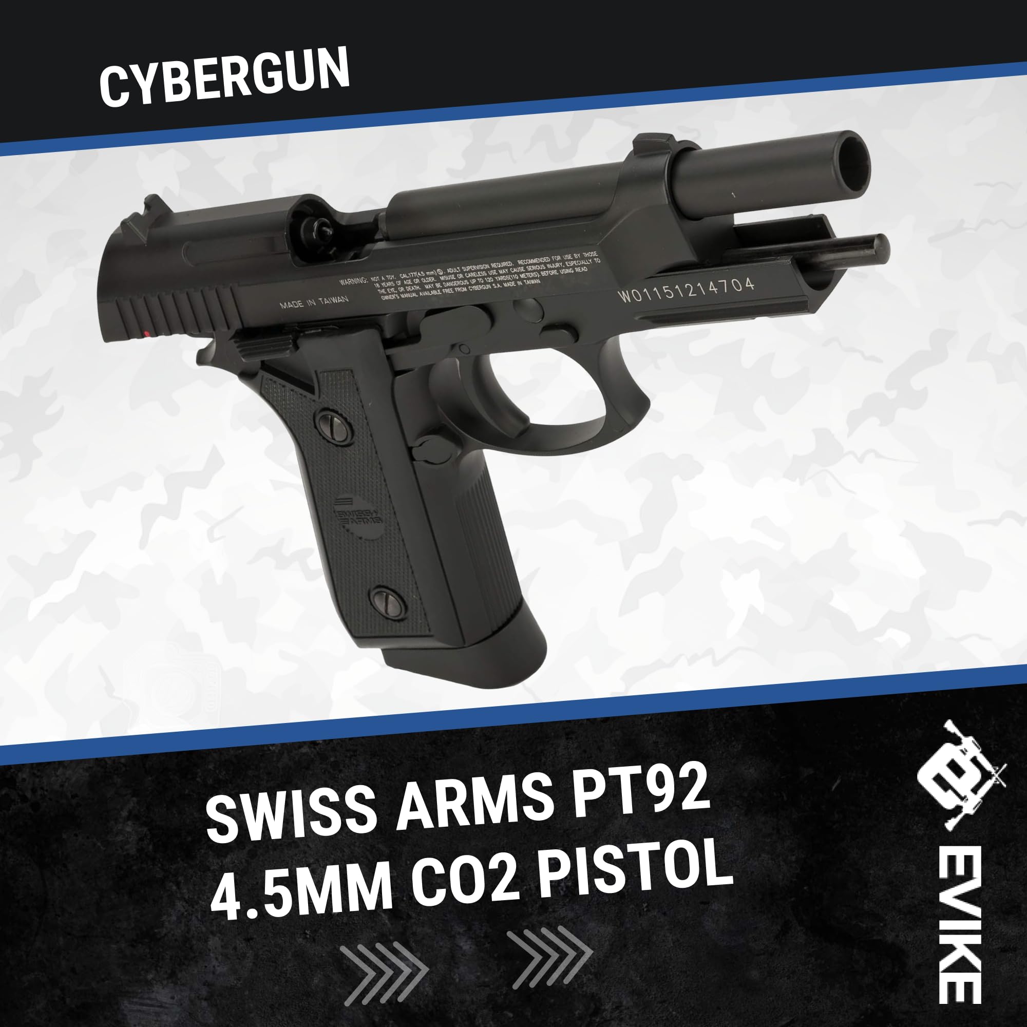Amazon.com : Evike Airguns - Swiss Arms PT92 Metal CO2 Powered
