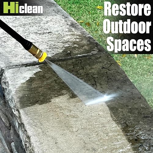 Miniatura 6 de Lavadora a presión eléctrica Hiclean 1800 PSI - Lavadora de potencia portátil para detalle de automóviles, patios, vallas y limpieza al aire libre,