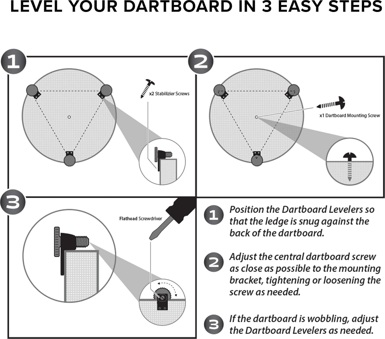 Viper Dartboard Leveler Kit BigaMart