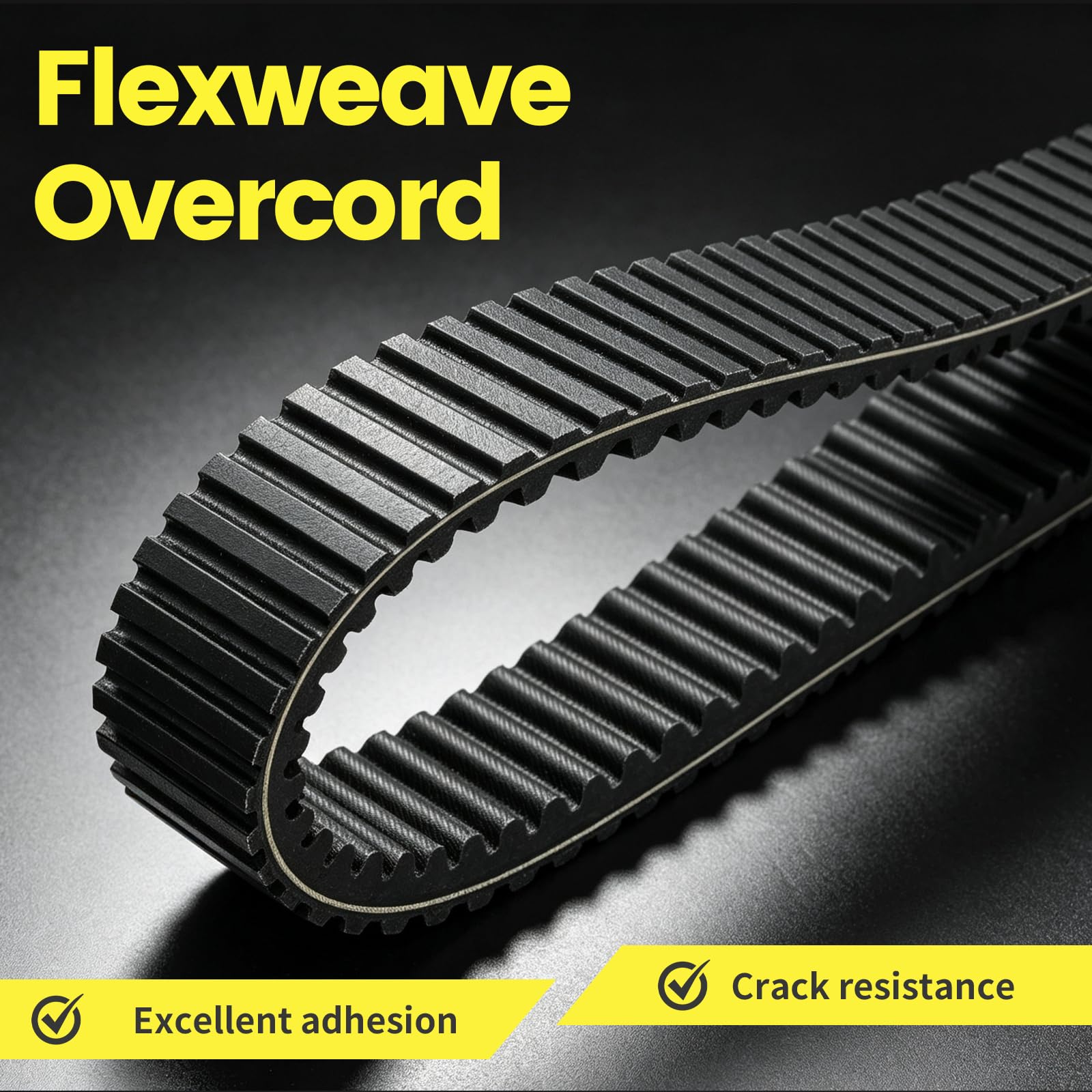 417300197 417300586 Cinghia di trasmissione per motoslitta Ski-Doo MXZ/Tundra/Skandic/Grand Touring/Summit/GSX/Legend, corde di trazione in aramide | Gomma EPDM | Overcord Flexweave