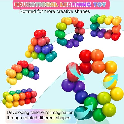 Miniatura 5 de Amonivo Sensory Fidget Toys for Kids Toddler Fidget Toys Boys Autism Sensory Fidget Toy, Juguetes Autistas para Niños Pequeños 3-4, Juguetes de